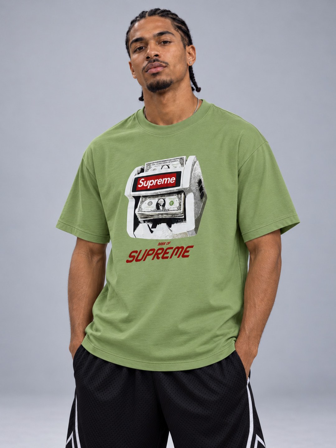 Camiseta Supreme Bank- Verde — foto 2