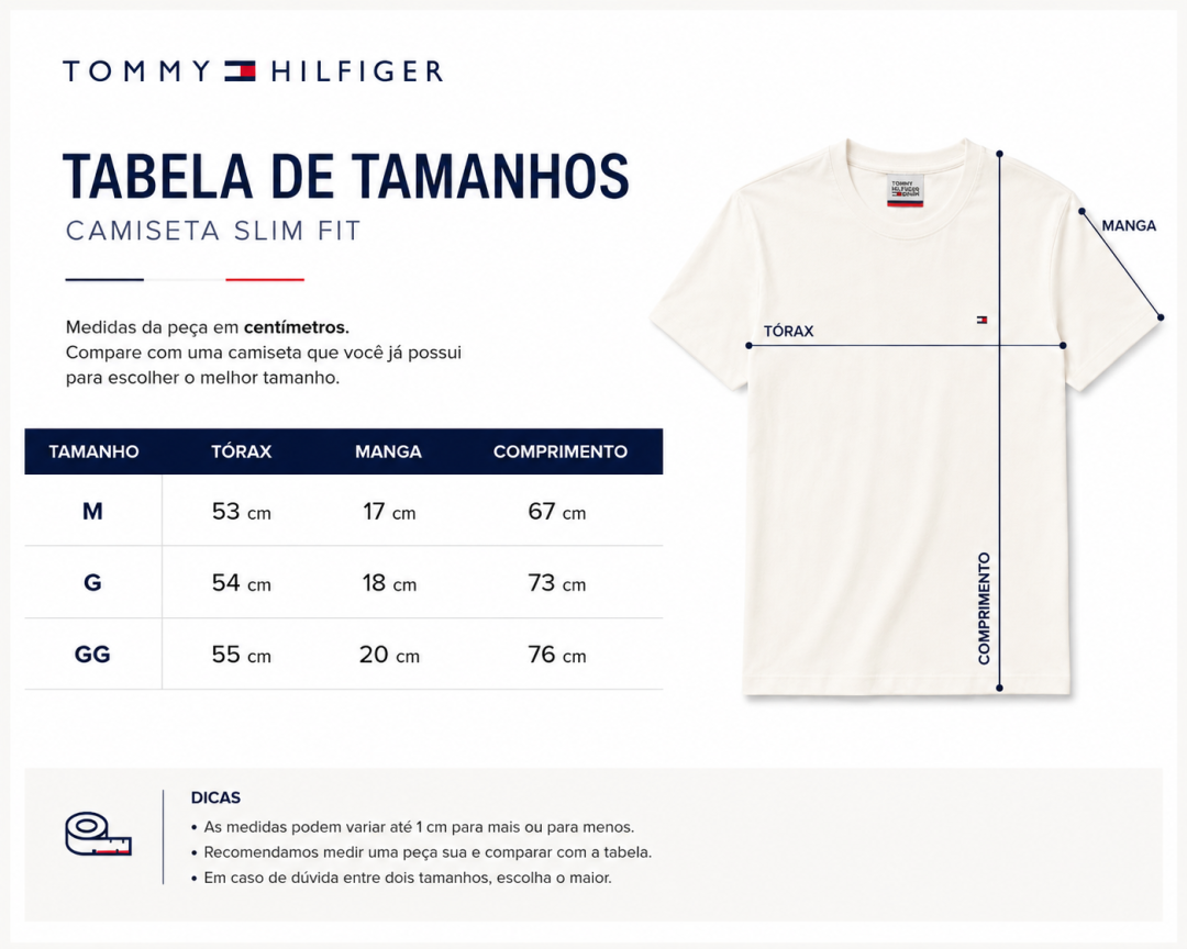 Camiseta Tommy Hilfiger Slim Essential — Preto  — foto 9