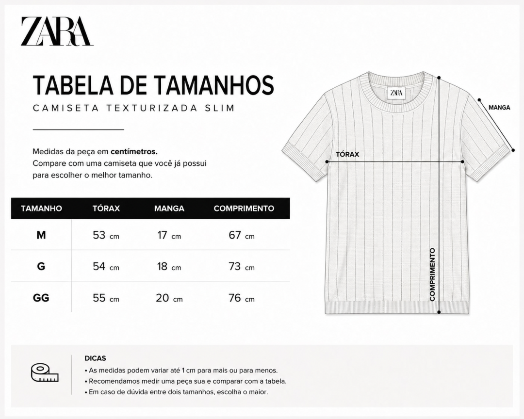 Camiseta Tricô textura Vertical — foto 9