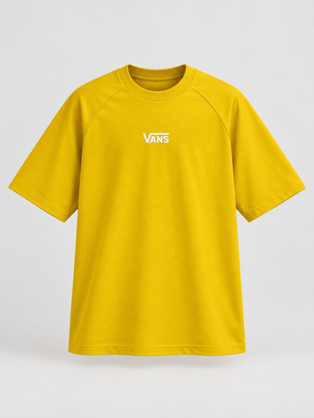 Camiseta Vans Raglan Oversized- Amarela