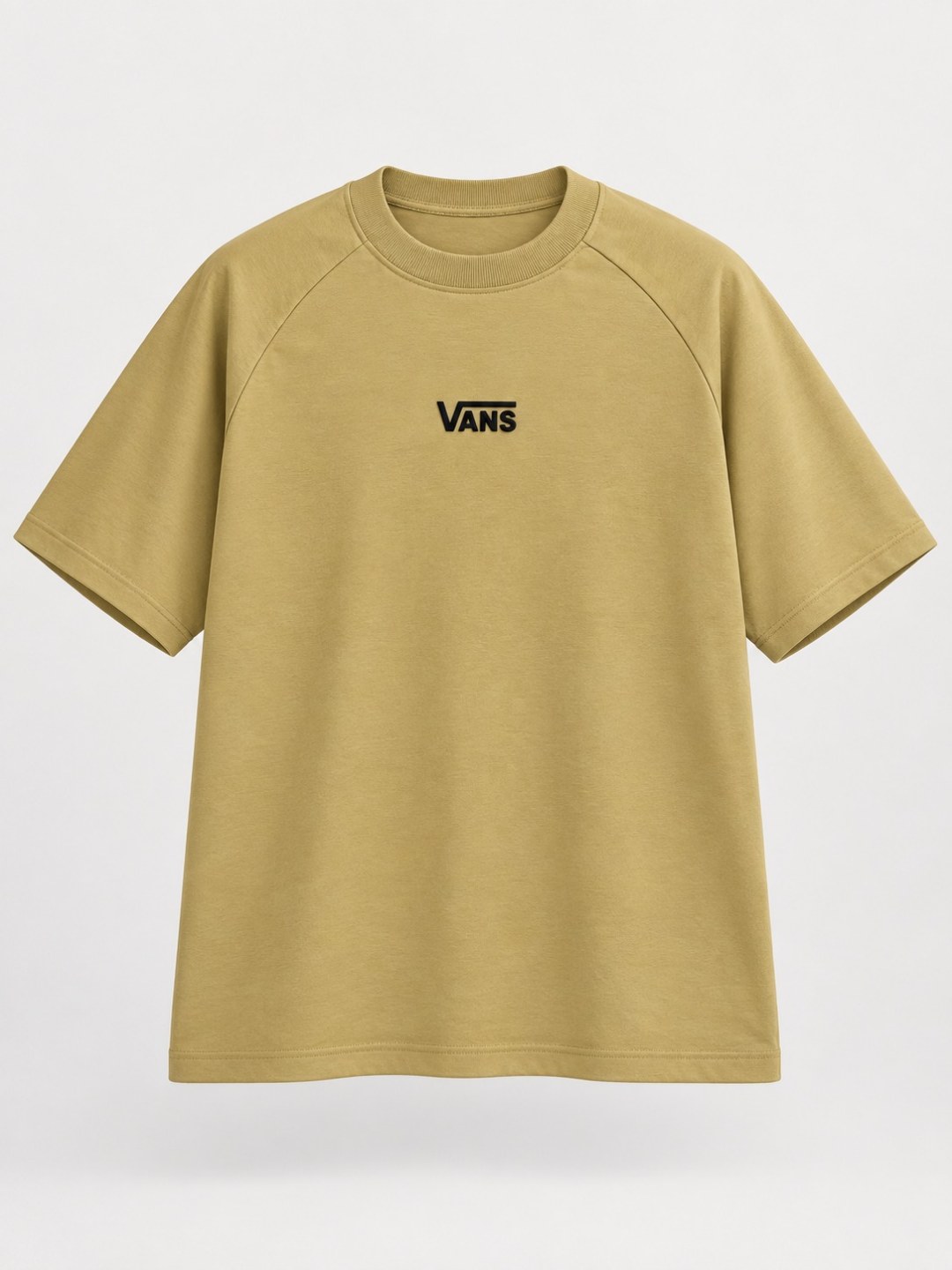 Camiseta Vans Raglan Oversized- Bege