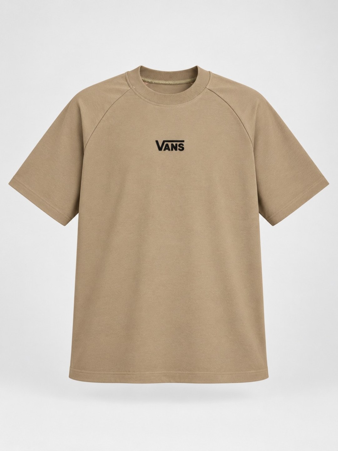 Camiseta Vans Raglan Oversized- Caqui Escuro