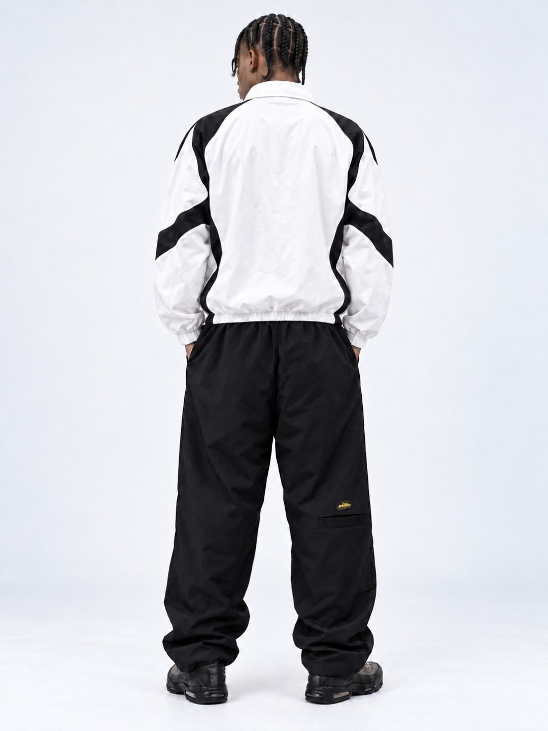 Conjunto Streetwear Corteiz Track- Branco/preto  — foto 4
