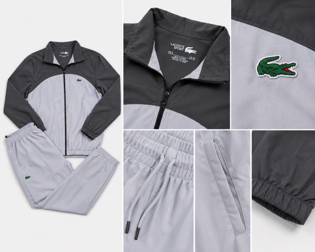 Conjunto táctel Lacoste tom sobre tom  — foto 3