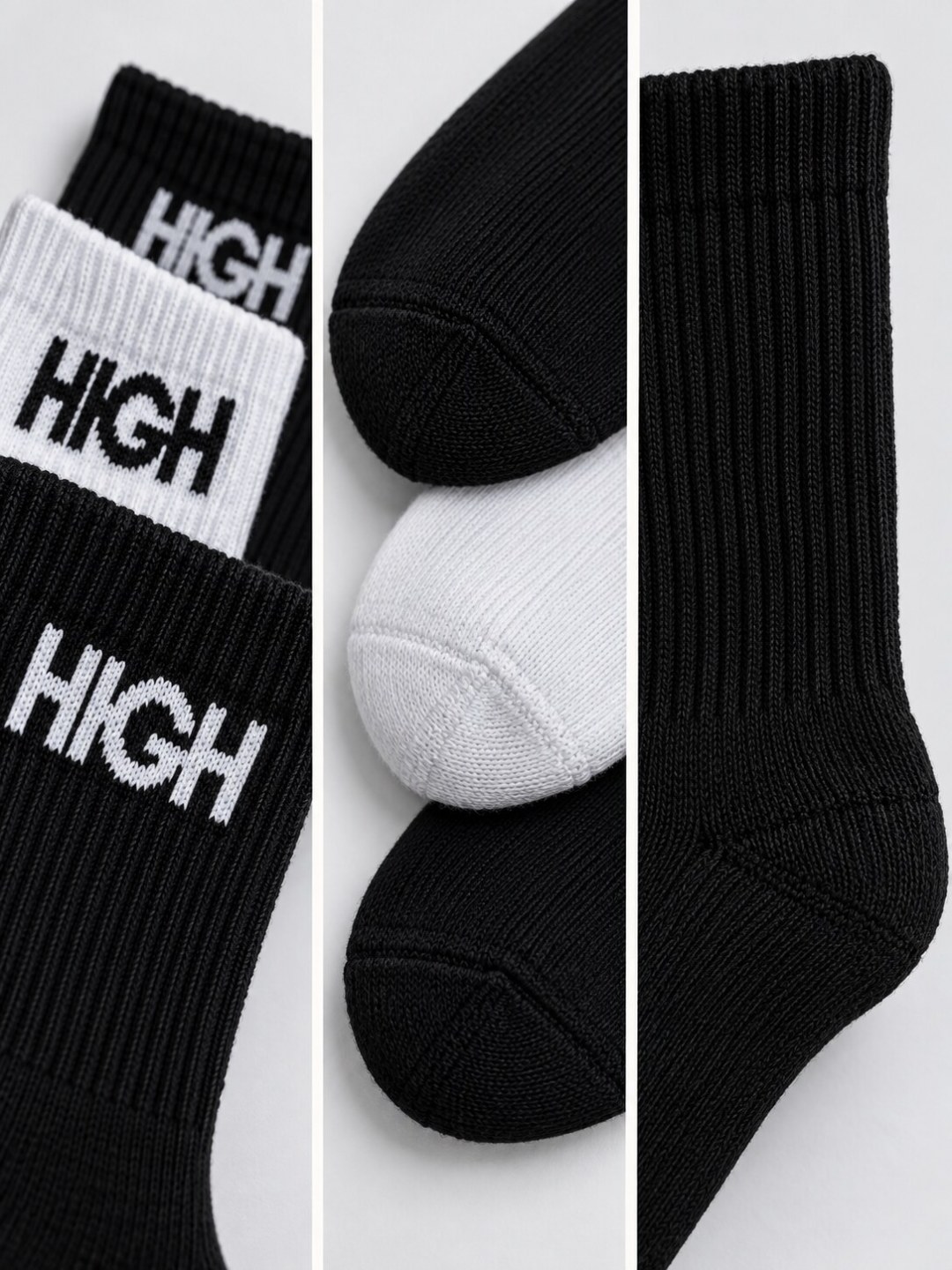 Kit 3 pares meia- High  — foto 2