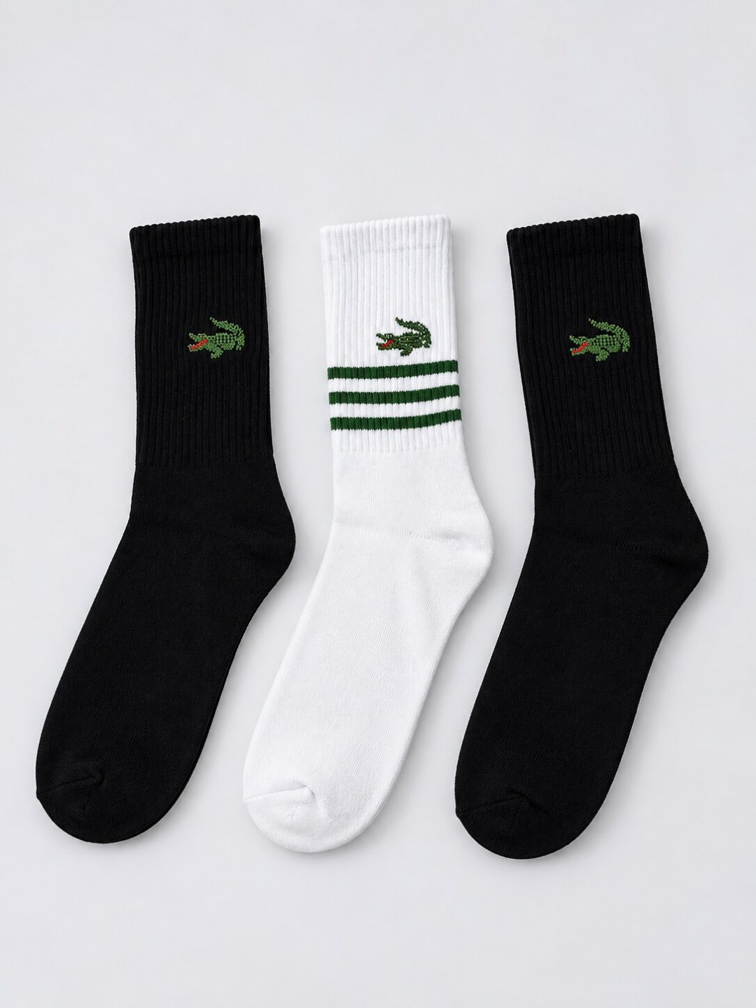 Kit 3 pares meia- Lacoste 