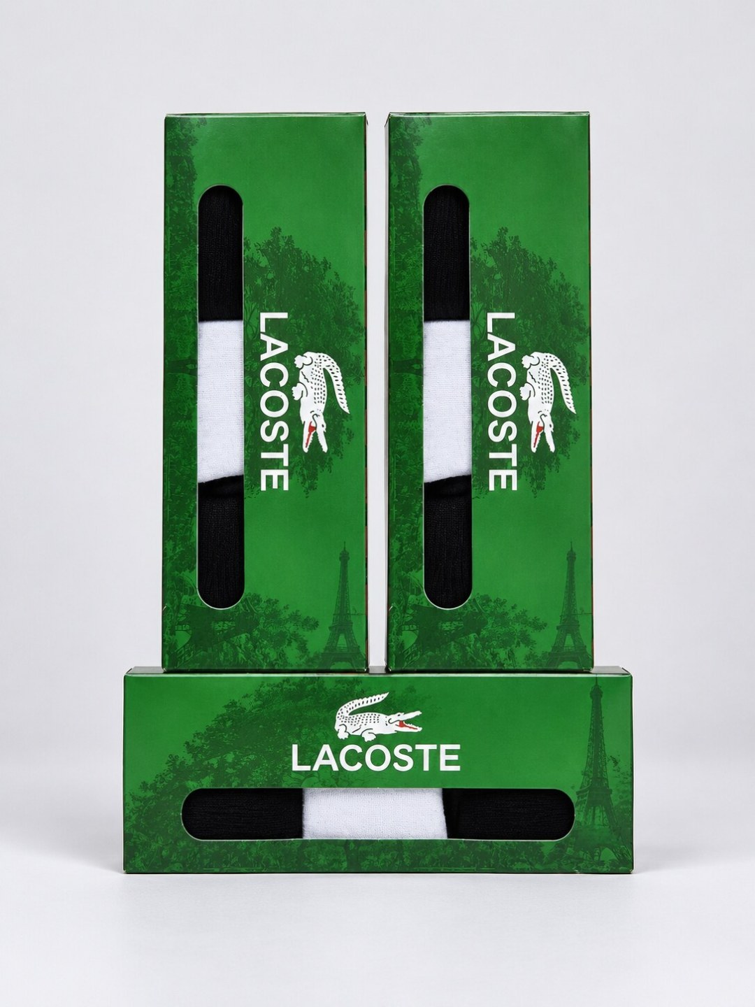 Kit 3 pares meia- Lacoste  — foto 3
