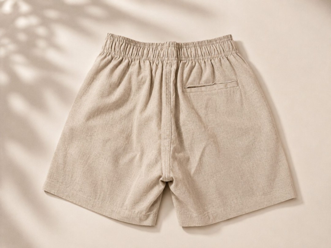 Short de linho caqui Calvin Klein  — foto 2