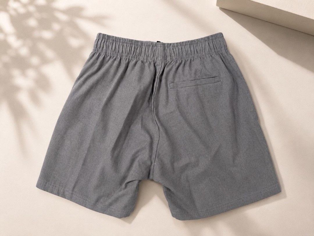 Short de linho cinza reserva  — foto 2