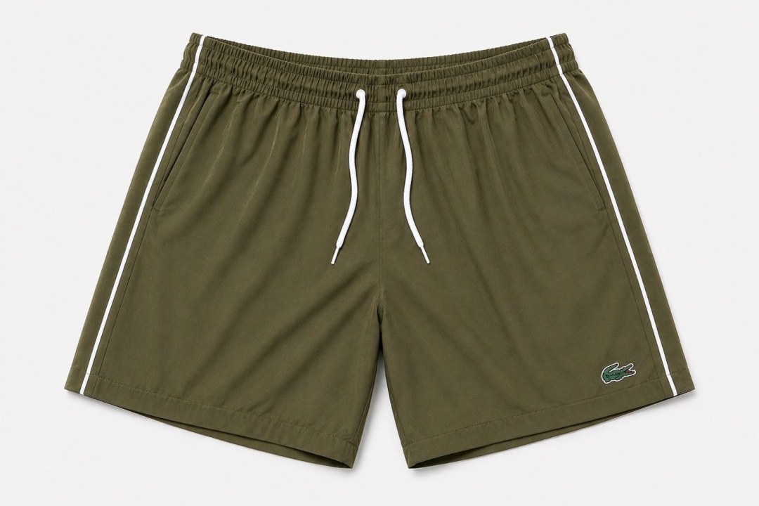 Short elastano Lacoste verde 