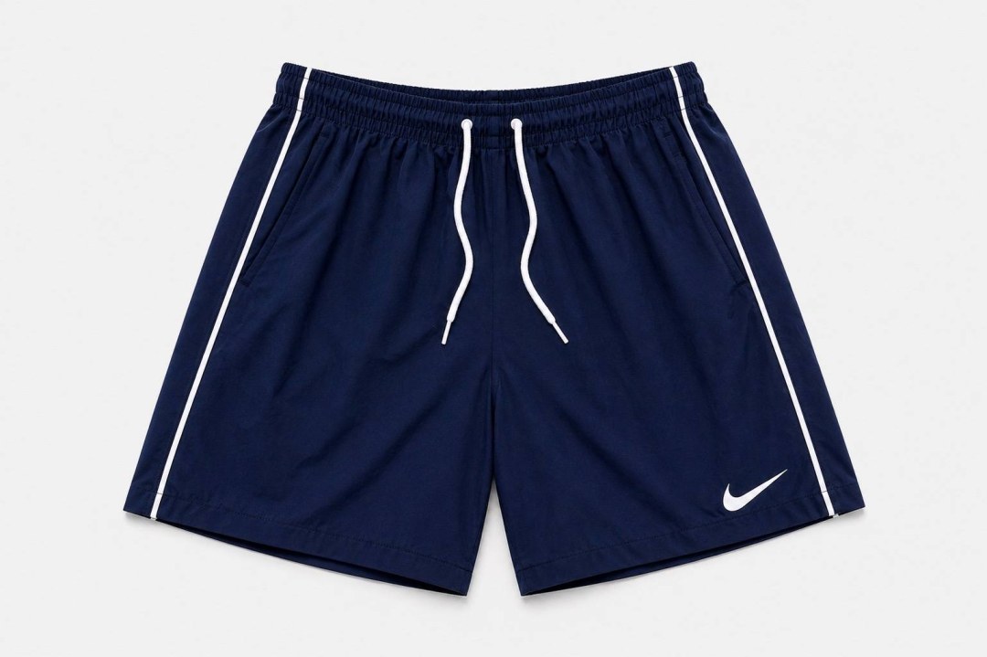 Short elastano Nike azul marinho 