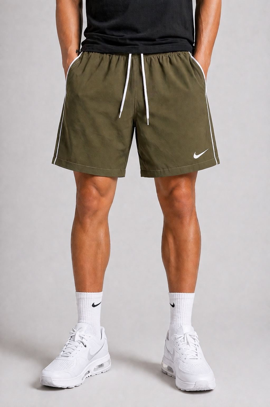 Short elastano Nike verde  — foto 2