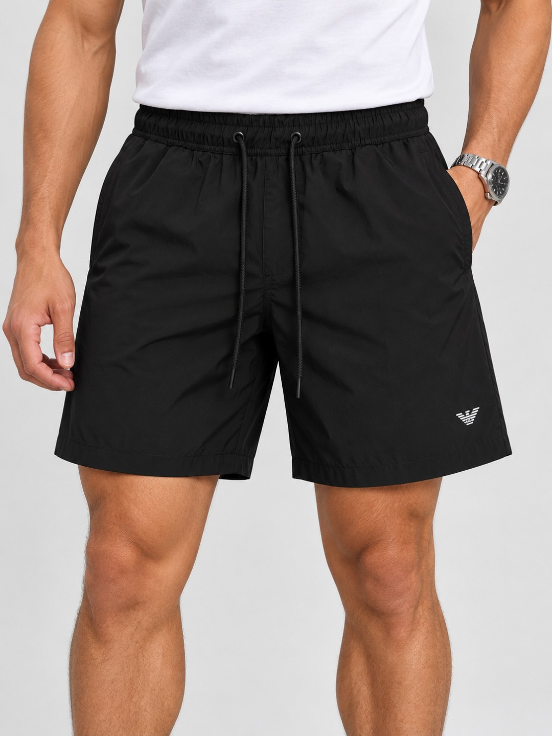 Short Emporio Armani Essential Forrado — foto 4