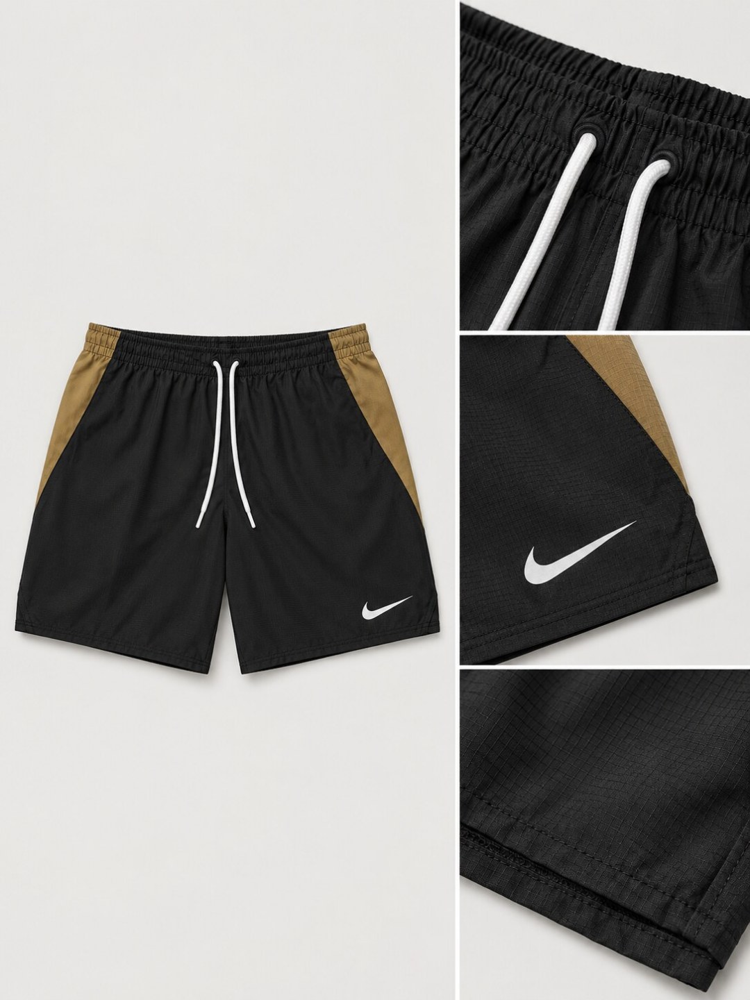 Short Táctel Stormline Impermeável- Preto/Bege — foto 3